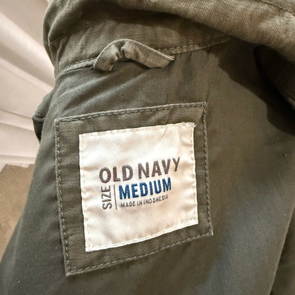 Military Style Jacket in Olive Green - Picture 11 of 11